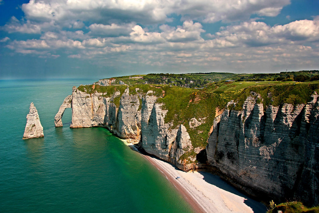 Étretat-Cliffs-Normandy-France
